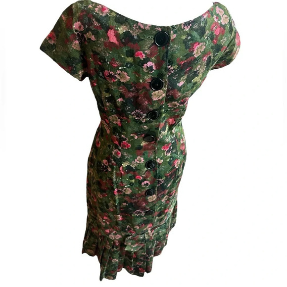 Vicky Vaughn Junior Vintage Cap Sleeve Midi Dress size XS / S - Picture 6 of 16